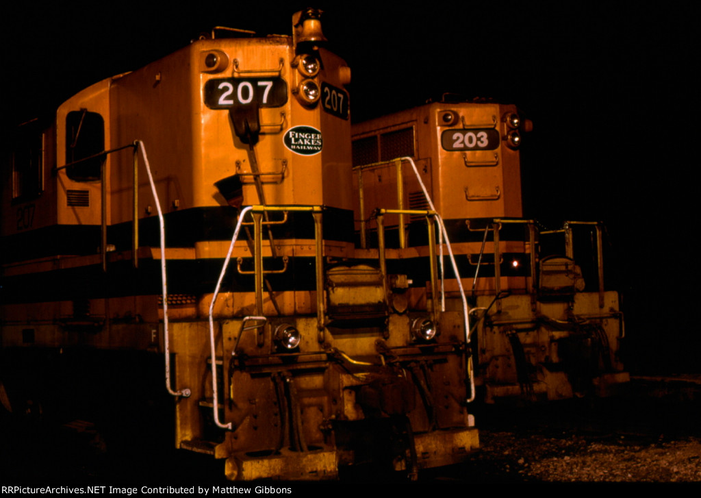 Finger Lakes RR at night